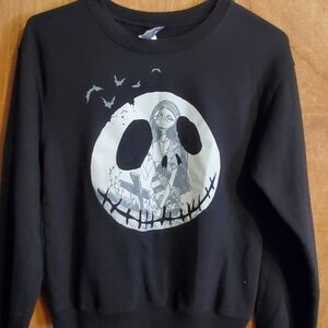 Disney Tim Burtons The Night Before Christmas. Small. Black Sweatshirt.